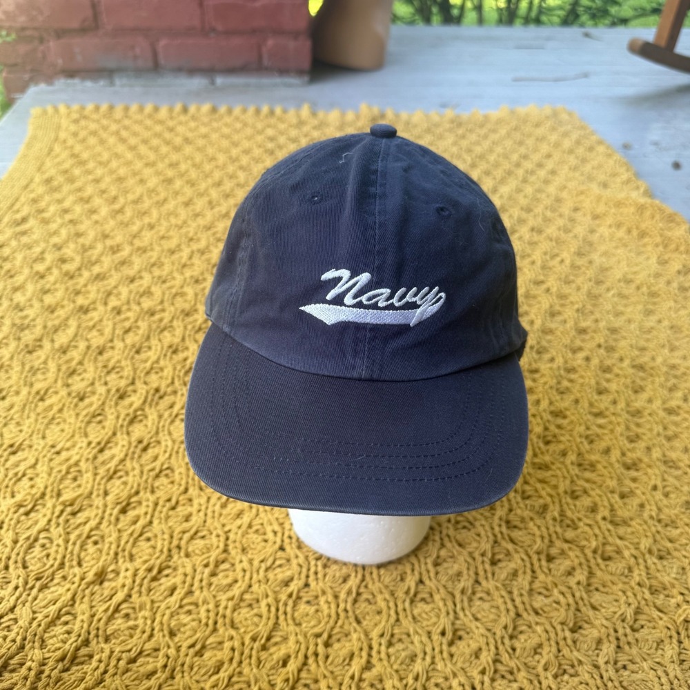 Gear for Sports US Navy Dad Hat Blue Cotton Adjustable Strapback Baseball Cap